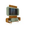 Estante Home Embaú para Tv de 75" Naturalle/pistache - Bechara - 1
