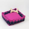Cama Pet Simples Pop Grande Quadrada Gorgurinho: Pink - 1