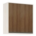 Ver imagem 1 de Armário Aéreo de Cozinha 80 Cm 2 Portas de Abrir 2 Prateleiras Linea Luciane Móveis