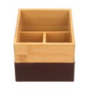 Ver imagem 1 de Porta Utensílio Bambu e Couro 12,5cm - A\CASA