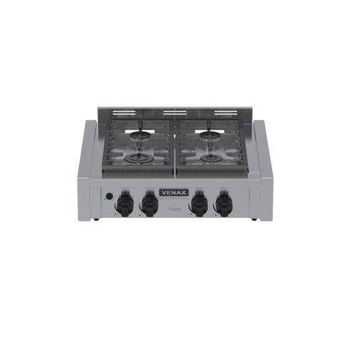 Fogao de Mesa de Embutir 4 Bocas Venax Temis Inox Gas Glp