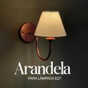 Ver imagem 4 de Arandela Luminaria de Parede Clássico Curvada Decoração Iluminação Casa Sala e Quarto Escritório