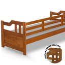 Ver imagem 3 de Sofá Cama Madeira Maciça Solteiro Castanho Shop JM