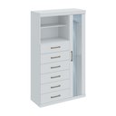 Ver imagem 1 de Cômoda Russell Branco com Espelho