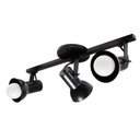 Ver imagem 1 de Spot Trilho Triplo Stella 3 Sobrepor Direcionável E-27 Preto