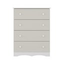 Ver imagem 5 de Cômoda Infantil 65cm com 4 Gavetas Realeza Multimóveis Mp4433 Branco/off White Branco/off White