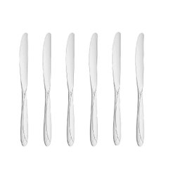 Conjunto 6 Facas para Sobremesa Aurora Talheres Tramontina em Aço Inox - 1