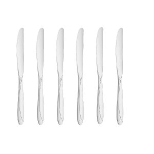 Conjunto 6 Facas para Sobremesa Aurora Talheres Tramontina em Aço Inox