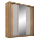 Ver imagem 1 de Guarda Roupa Casal Moema Amêndola Nude Flex com Espelho – Demóbile