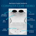 Ver imagem 4 de Banheira Dupla Gardenia Completa com Hidro em Acrílico - 127v