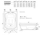 Ver imagem 2 de Banheira Dupla Gardenia Completa com Hidro em Acrílico - 127v