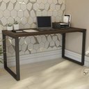 Ver imagem 2 de Mesa com Gaveteiro Escritório Home Office 1,5m 2 Gavetas Kappesberg
