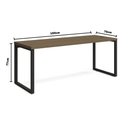 Ver imagem 3 de Mesa com Gaveteiro Escritório Home Office 1,5m 2 Gavetas Kappesberg