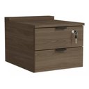 Ver imagem 4 de Mesa com Gaveteiro Escritório Home Office 1,5m 2 Gavetas Kappesberg