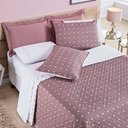 Ver imagem 3 de Kit Cobre Leito Celine Casal Queen Dupla Face Micropercal 200 Fios 03 Peças - Rosê