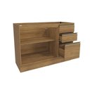 Ver imagem 4 de Balcão de Pia Celeste Kappesberg 100% Mdf 2 Portas 3 Gavetas Nogueira 120cm