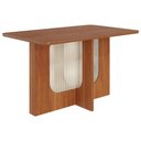 Ver imagem 1 de Mesa de Jantar Retangular Louise 130x80 Cinamomo com Tampo em Mdf - Cimol Móveis