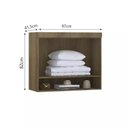 Ver imagem 2 de Guarda-roupa Modulado 97cm Aéreo 1 Porta Basculante Paris Luciane