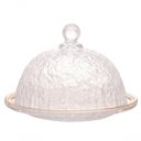 Ver imagem 4 de Queijeira Porta Queijo com Tampa Petra 19,5cm Cristal - Lyor