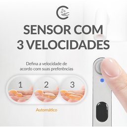 Dispenser de Sabonete Líquido Automático e Recarregável Easyclean Momo Lifestyle - 6