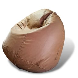 Puff Gota Mariju - Bege - Já com Enchimento - Conforto e Estilo para Sala, Quarto, Escritório, Gamin - 1