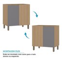 Ver imagem 2 de Balcão Modulado Canto Reto (sem Tampo) 1 Porta Slim Luciane