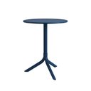 Ver imagem 3 de Mesa Redonda Livy Aurah 60x74,5cm Azul Petróleo em Polipropileno Plaxmetal