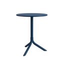 Ver imagem 2 de Mesa Redonda Livy Aurah 60x74,5cm Azul Petróleo em Polipropileno Plaxmetal