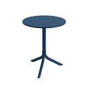 Ver imagem 1 de Mesa Redonda Livy Aurah 60x74,5cm Azul Petróleo em Polipropileno Plaxmetal