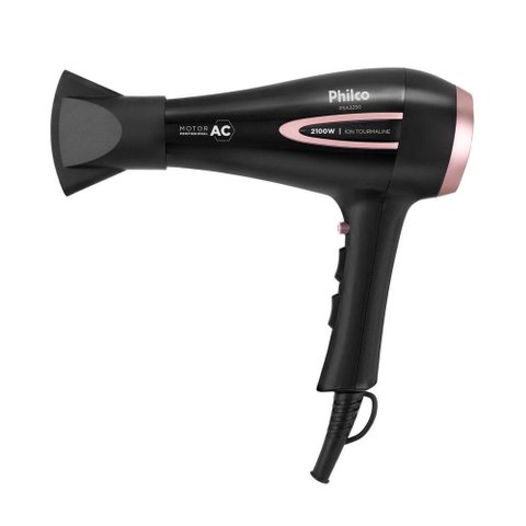 Secador de Cabelos Philco Psa3250 Íons Tourmaline 2100w 127v