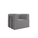 Ver mais imagens de Kit Sofá e Poltrona na Caixa Modular Roberta para a Sala:cinza