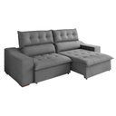 Ver imagem 2 de Sofa Retrátil e Reclinável com Pillow Top 4 Lugares 2,50m Bellory