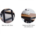 Ver imagem 4 de Conjunto Sala de Jantar Industrial e 2 Bancos Aurora 