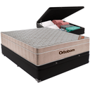 Ver imagem 2 de Airtech Colchão Ortobom Casal com Baú Preto 138cm