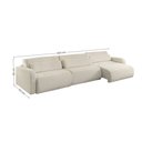 Ver imagem 6 de Sofá 6 Lugares Blanket Horse Retrátil/reclinável Linho 330cm