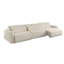 Ver imagem 1 de Sofá 6 Lugares Blanket Horse Retrátil/reclinável Linho 330cm