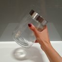 Ver imagem 6 de Pote Hermético de Vidro 1,2L Transparente 16x12x12cm Mantimentos Cozinha Tampa