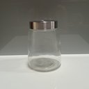 Ver imagem 5 de Pote Hermético de Vidro 1,2L Transparente 16x12x12cm Mantimentos Cozinha Tampa