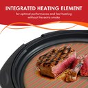 Ver imagem 5 de Elite Gourmet Emg-980bsc Grill Elétrico Indoor 14” Preto Antiaderente