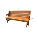 Ver imagem 3 de Mesa Que Vira Banco 1,90m Madeira Maciça Eucalipto