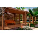 Ver imagem 4 de Mesa Que Vira Banco 1,90m Madeira Maciça Eucalipto