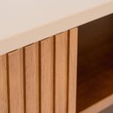 Ver imagem 6 de Rack Ripado para TV até 65 Polegadas MDF 180cm Pés em Madeira Maciça Rischio