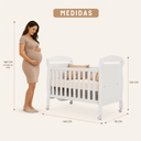 Ver imagem 5 de Berço Danny 2 em 1 para Colchão 130x70cm 100% MDF Branco Brilho 