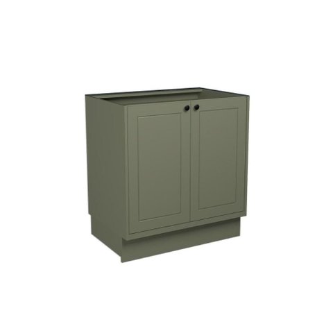 Balcão de Cozinha Évora Ph 3119 C/ 2 Portas S/ Tampo 80cm Verde - Herval