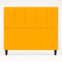 Ver imagem 5 de Cabeceira Classic Casal 140cm para Quarto Cama Decorativa Moderna Elegante Suede Mostarda