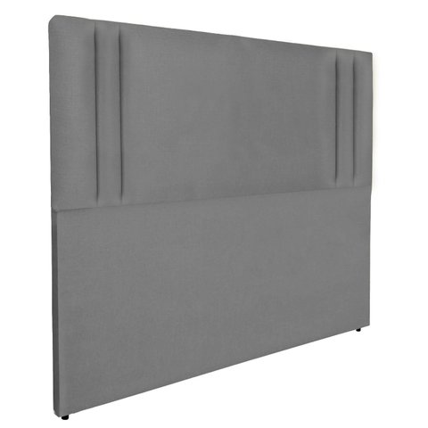 Cabeceira Módulos Cama Box Estofada Luxo Linho Rbl:queen Tradicional/cinza
