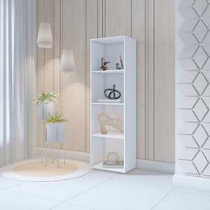 Estante com 04 Nichos Calum:branco