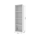 Ver imagem 4 de Estante com 04 Nichos Calum:branco