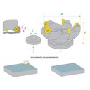 Ver imagem 2 de Cabeçote Fresamento a 45° Bt55 - Diâmetro de 50mm - Seht12t3