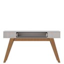 Ver imagem 6 de Estante Home Theater Jordão Off White Freijó com Aparador para Sala Riviera Off White – Colibri